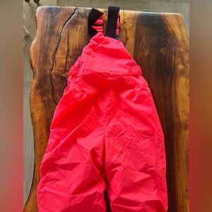 Girls Columbia Ski snow bib Girls' Snowslope II Bib color Neon Sunrise, Xs 6/6x